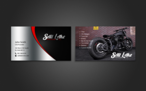 Business Card Design by chandrayaan.creative for Salt Lake Motorcycle Co. | Design: #7081092