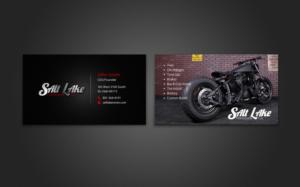 Business Card Design by chandrayaan.creative for Salt Lake Motorcycle Co. | Design: #7081097