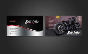 Business Card Design by chandrayaan.creative for Salt Lake Motorcycle Co. | Design: #7081102