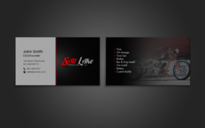 Business Card Design by chandrayaan.creative for Salt Lake Motorcycle Co. | Design: #7081103