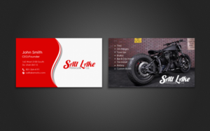Business Card Design by chandrayaan.creative for Salt Lake Motorcycle Co. | Design: #7081108