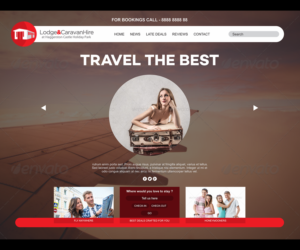 Web Design par Omee pour Lodge and Caravan Ltd | Design : #7160358