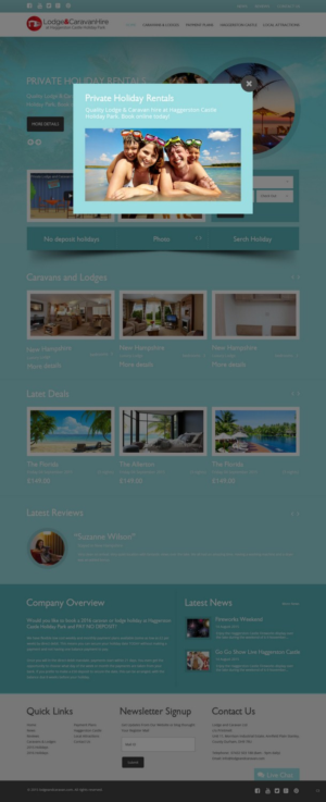 Web Design par pb pour Lodge and Caravan Ltd | Design : #7079890