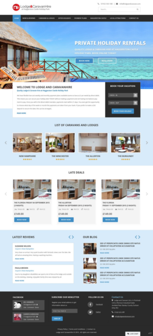 Web Design by pb for Lodge and Caravan Ltd | Design: #7079895
