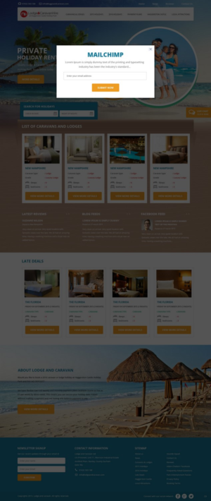 Web Design par pb pour Lodge and Caravan Ltd | Design : #7084045