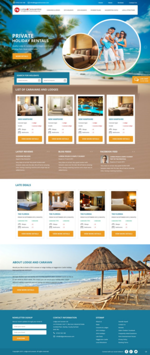 Web Design by pb for Lodge and Caravan Ltd | Design: #7084047