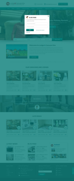 Web Design par pb pour Lodge and Caravan Ltd | Design : #7084048