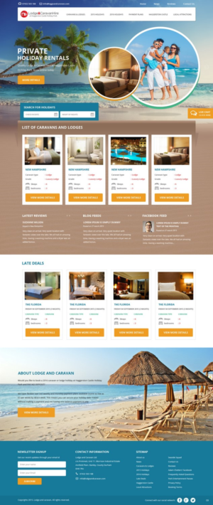 Web Design par pb pour Lodge and Caravan Ltd | Design : #7084049