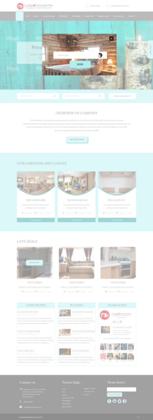 Web Design par pb pour Lodge and Caravan Ltd | Design : #7084050
