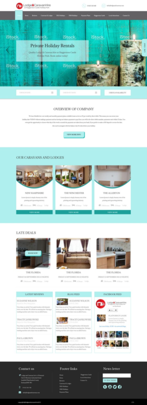 Web Design par pb pour Lodge and Caravan Ltd | Design : #7084052