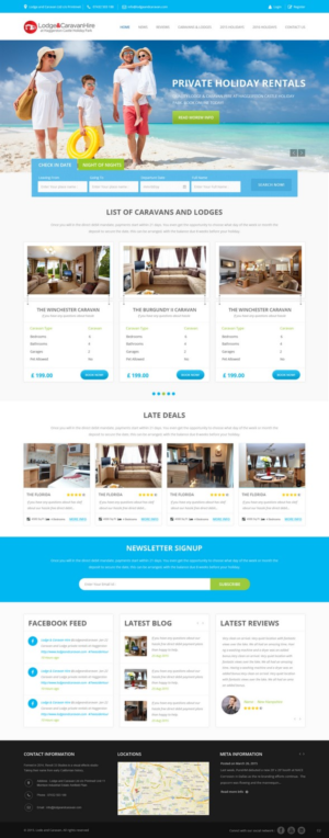 Web Design par pb pour Lodge and Caravan Ltd | Design : #7084055