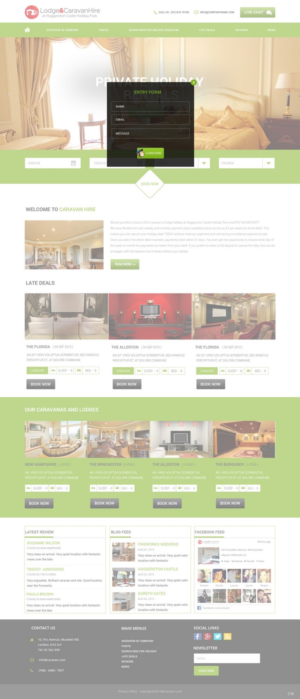 Web Design par pb pour Lodge and Caravan Ltd | Design : #7084057