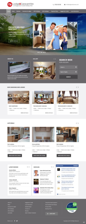 Web Design by pb for Lodge and Caravan Ltd | Design: #7084058