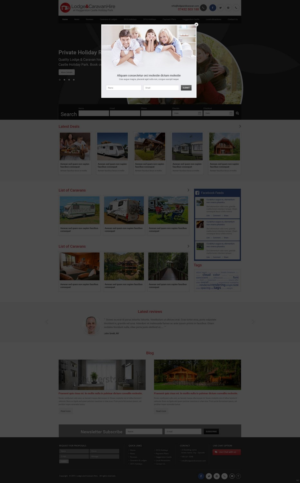 Web Design by pb for Lodge and Caravan Ltd | Design: #7084059
