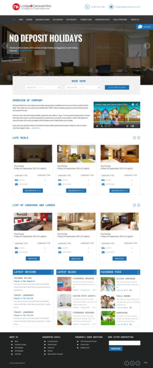 Web Design by pb for Lodge and Caravan Ltd | Design: #7092715