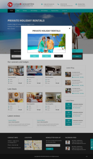 Web Design by pb for Lodge and Caravan Ltd | Design: #7092721