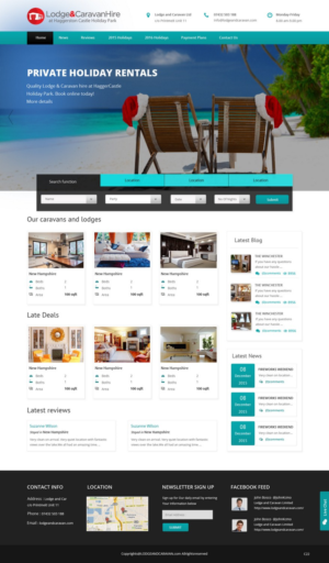 Web Design by pb for Lodge and Caravan Ltd | Design: #7092722