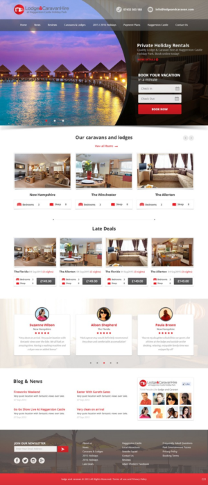 Web Design by pb for Lodge and Caravan Ltd | Design: #7092726