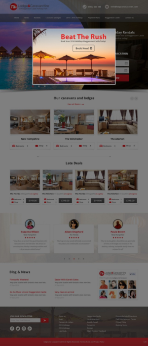 Web Design by pb for Lodge and Caravan Ltd | Design: #7092728