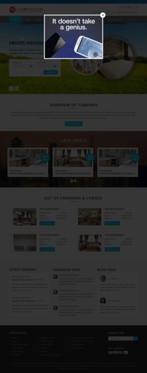 Web Design by pb for Lodge and Caravan Ltd | Design: #7092729