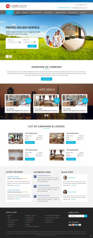 Web Design by pb for Lodge and Caravan Ltd | Design: #7092730