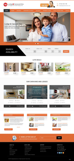 Web Design by pb for Lodge and Caravan Ltd | Design: #7092731