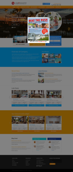 Web Design by pb for Lodge and Caravan Ltd | Design: #7092733