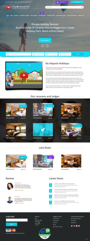 Web Design by pb for Lodge and Caravan Ltd | Design: #7092734