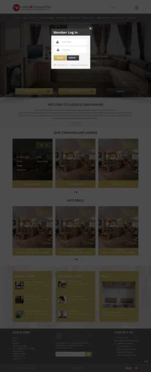 Web Design par pb pour Lodge and Caravan Ltd | Design : #7103158