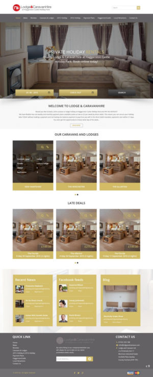 Web Design par pb pour Lodge and Caravan Ltd | Design : #7103162