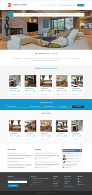Web Design par pb pour Lodge and Caravan Ltd | Design : #7103163