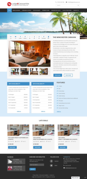 Web Design par pb pour Lodge and Caravan Ltd | Design : #7113912