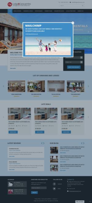 Diseño Web por pb para Lodge and Caravan Ltd | Diseño #7113914