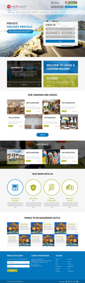 Diseño Web por iLibart para Lodge and Caravan Ltd | Diseño #7100798