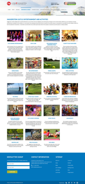 Web Design by iLibart for Lodge and Caravan Ltd | Design: #7131610