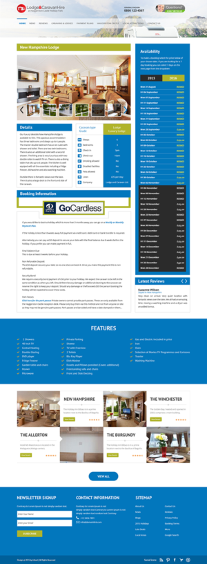 Web Design by iLibart for Lodge and Caravan Ltd | Design: #7131611