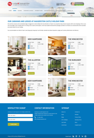 Web Design by iLibart for Lodge and Caravan Ltd | Design: #7146479