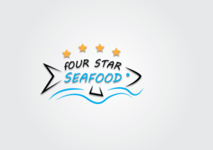 Logo Design by Aeidan for Four Star Seafood  | Design #7070362