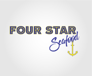 Logo Design by LAB DESIGN for Four Star Seafood  | Design: #7081115