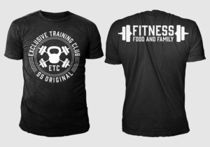 Fitness club,  needs hoodie design to promote business | Diseño de Camiseta por 777SKY