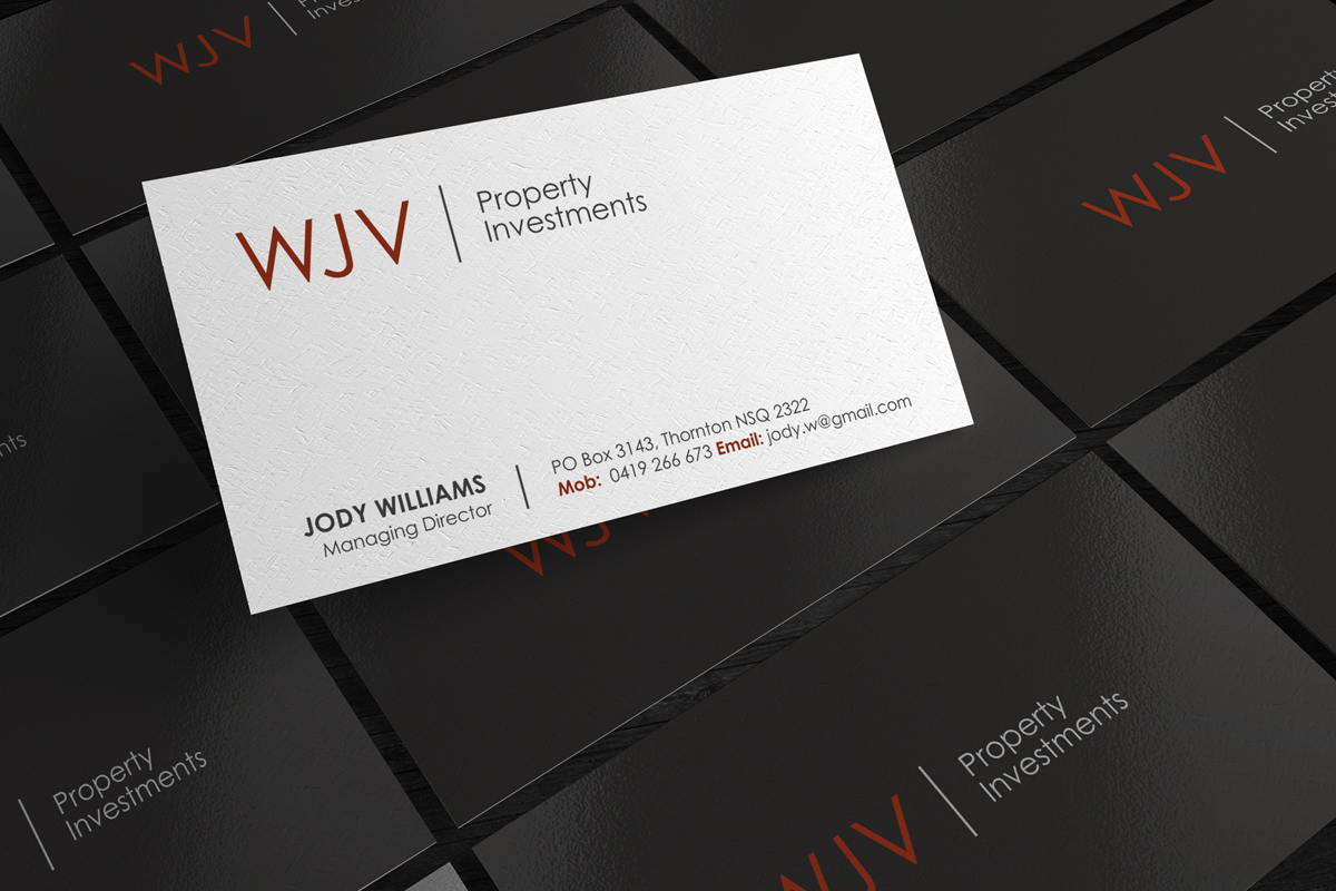 Bold Playful Business Card Design For Jody Williams By Business Card Design By Loeny For Property Investor Needs 1827783