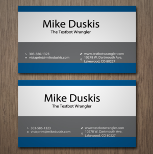 Business Card Design by Pixi Dust for The Testbot Wrangler | Design: #7076776