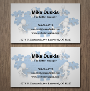 Business Card Design by Pixi Dust for The Testbot Wrangler | Design: #7076783