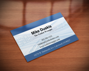 Business Card Design by Pixi Dust for The Testbot Wrangler | Design: #7076784