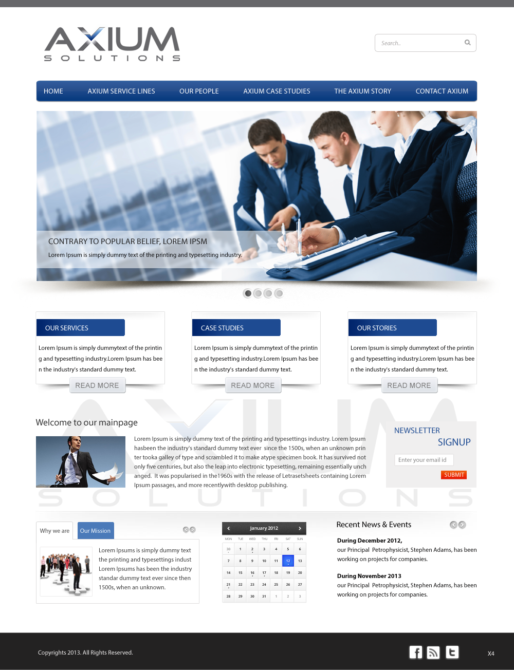 Wordpress Design by pb for this project | Design #1839997