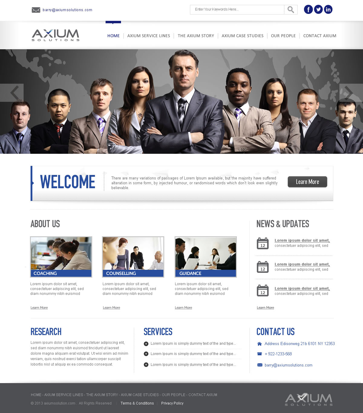 Wordpress Design by TechWise for this project | Design #1816616