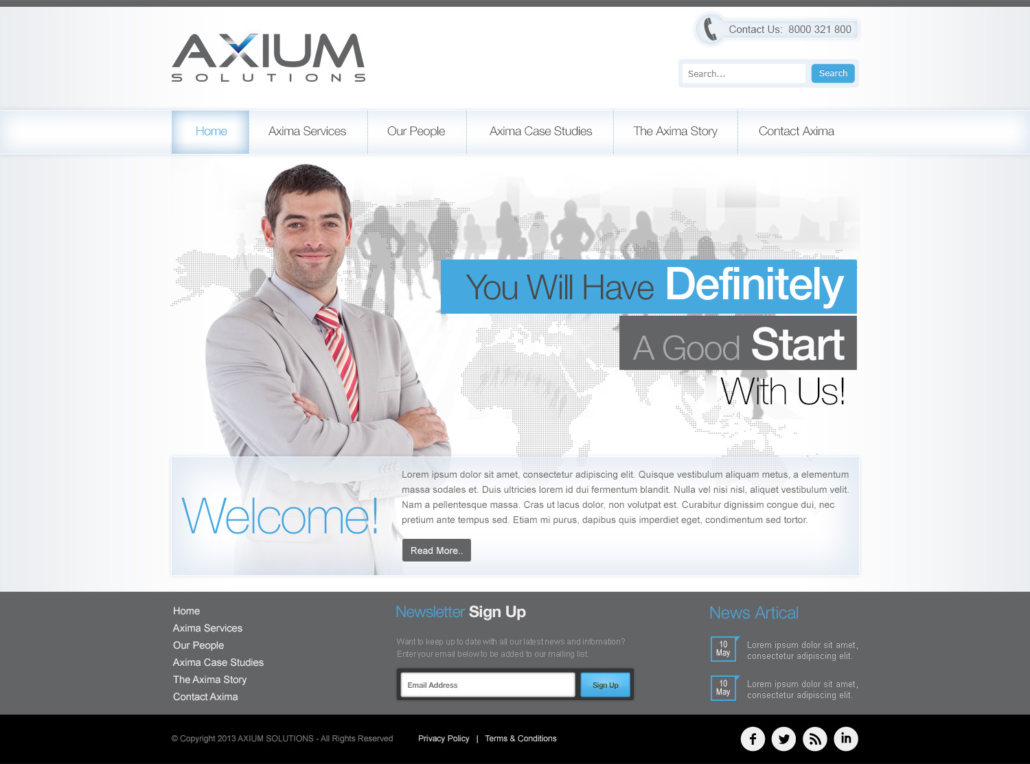 Diseño Wordpress por TechWise para este proyecto | Diseño #1816619