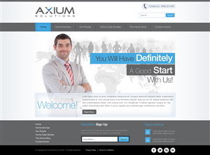 WordPress-Design von TechWise für dieses Projekt | Design: #1816622