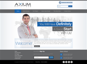 WordPress-Design von TechWise für dieses Projekt | Design #1846474