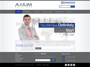 WordPress-Design von TechWise für dieses Projekt | Design: #1846479